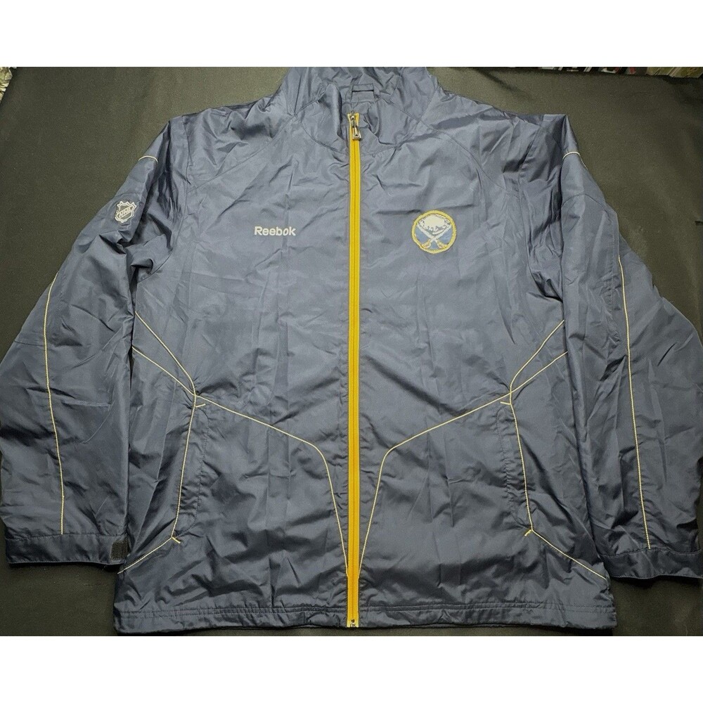 Reebok Buffalo Sabres NHL Center Ice Collection Zip Up Jacket Men XL